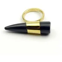Bawa Hope Bawa Hope Messing Ring "Spitze mit Horn" – Produktbild 1 von 1