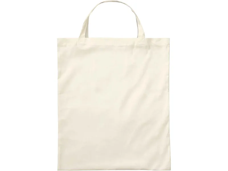Baumwoll-Tragetaschen 'Midi' 28 x 32 cm natur – Produktbild 1 von 1