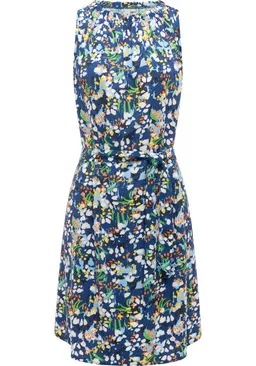 ragwear ragwear Strandkleid Isalie Print Leichtes Sommerkleid mit Rüschenkragen – Produktbild 1 von 1
