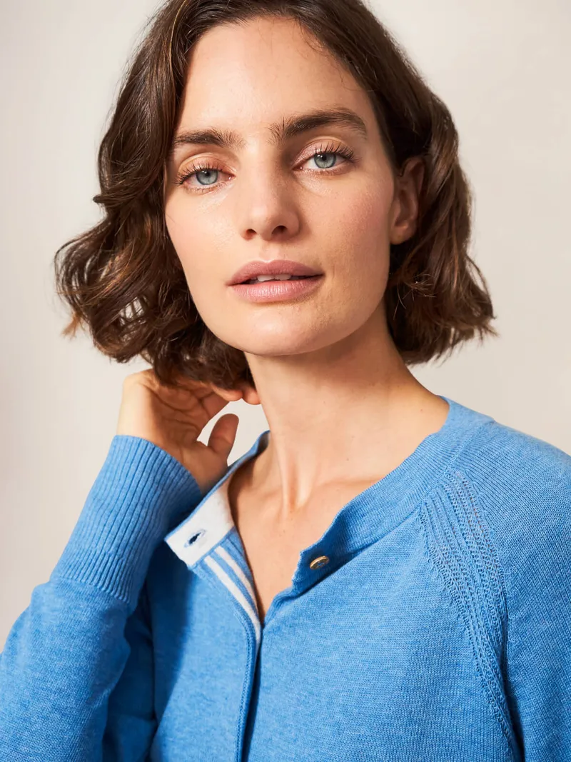 White Stuff Lulu Strickjacke - 48, Blau, – Produktbild 2 von 4