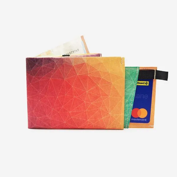 paprcuts paprcuts RFID Portemonnaie Pro, Diamond dawn 2.0 (orange gelb), – Produktbild 1 von 4