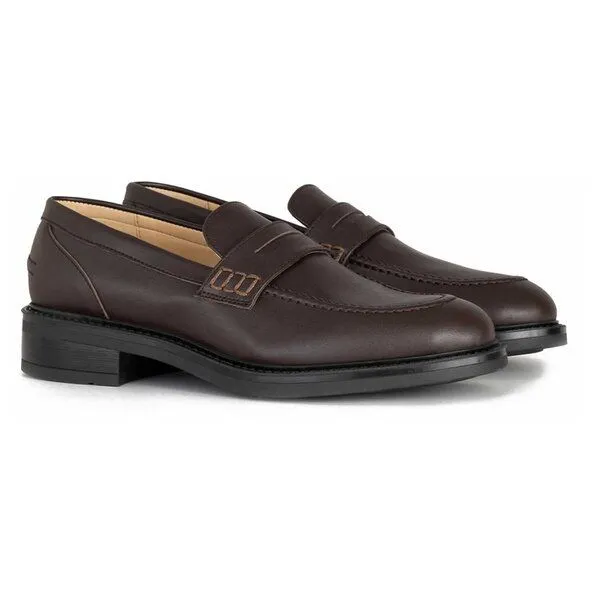 Solari Milano Solari Milano Veganer Penny Loafer - Damen, Brown, – Produktbild 2 von 4