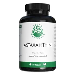 Green Naturals Green Naturals Astaxanthin 8mg Blutregenalge Kapseln vegan – Produktbild 1 von 1