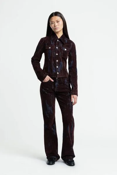 Kings Of Indigo Kings Of Indigo Jeans Teruko - Mid Rise Flared - Fudge Larissa Flock – Produktbild 2 von 3
