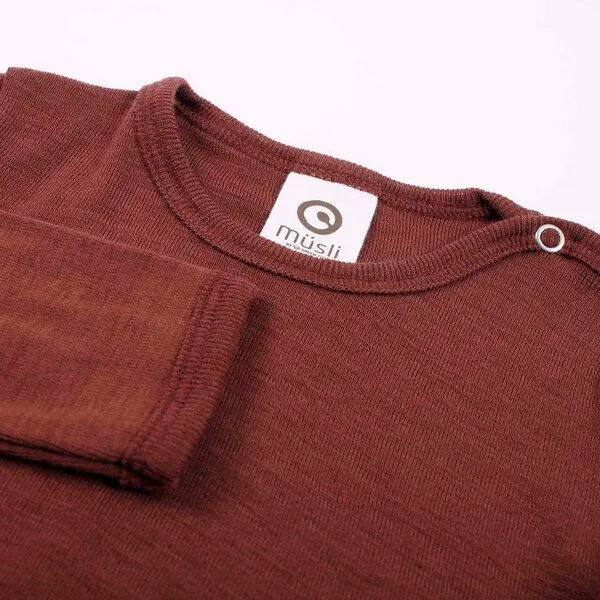 Fred's World by Green Cotton Fred's World by Green Cotton Woll-Shirt, Fudge, – Produktbild 2 von 2