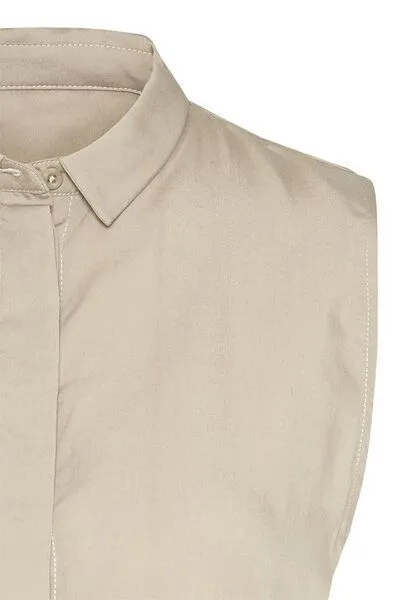 Wunderwerk Wunderwerk Damen Bluse aus Tencel "TENCEL blouse top", Hellbraun (light sand 222), – Produktbild 1 von 4