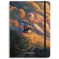matabooks® matabooks® Nachhaltiges A5 Notizbuch/Journal/Schreibheft aus Süßgraspapier – Nari (liniert), Dusk purple, – Produktbild 1 von 1