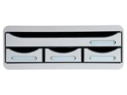 Exacompta Exacompta Schubladenbox Toolbox "Office", DIN A4+, 4 Schubladen, lichtgrau – Produktbild 1 von 1