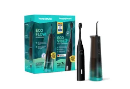 happybrush happybrush Munddusche Eco Vibe 3+ & Munddusche - 100 Tage Probeputzen - bis 8 Wochen Akku, Aufsätze: 2 St., Integrierter Timer für die ideale Pflegedauer – Produktbild 1 von 1