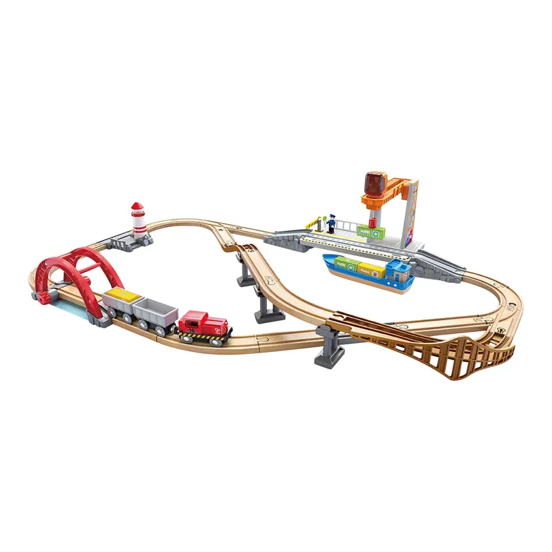 Hape Hape Bahn- und Seefracht Set, Mehrfarbig, – Produktbild 1 von 1