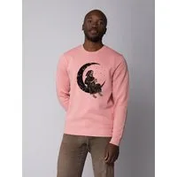 watapparel watapparel Sweatshirt Unisex Pizza for life, Canyon pink, – Produktbild 1 von 1