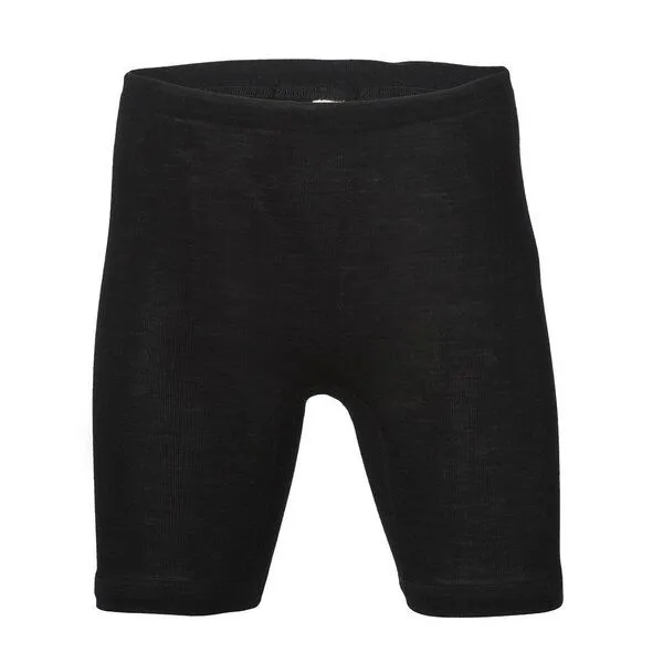 Engel Engel Natur Damen-Schlüpfer mit Bein Schurwolle Seide, Schwarz, – Produktbild 1 von 2
