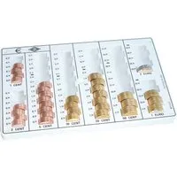 Wedo Wedo Geldzählbrett 6 Rillen/8 Münzräume – Produktbild 1 von 1