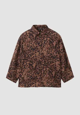 recolution Recolution Damen vegan Bluse Cypress Leo Cognac-Braun – Produktbild 1 von 1
