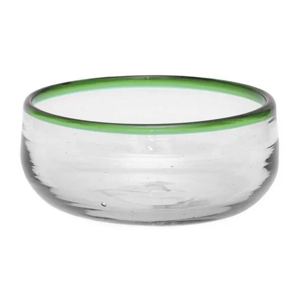 Mitienda Shop Mitienda Shop Müslischale aus mundgeblasenem Glas, Grün, – Produktbild 1 von 2