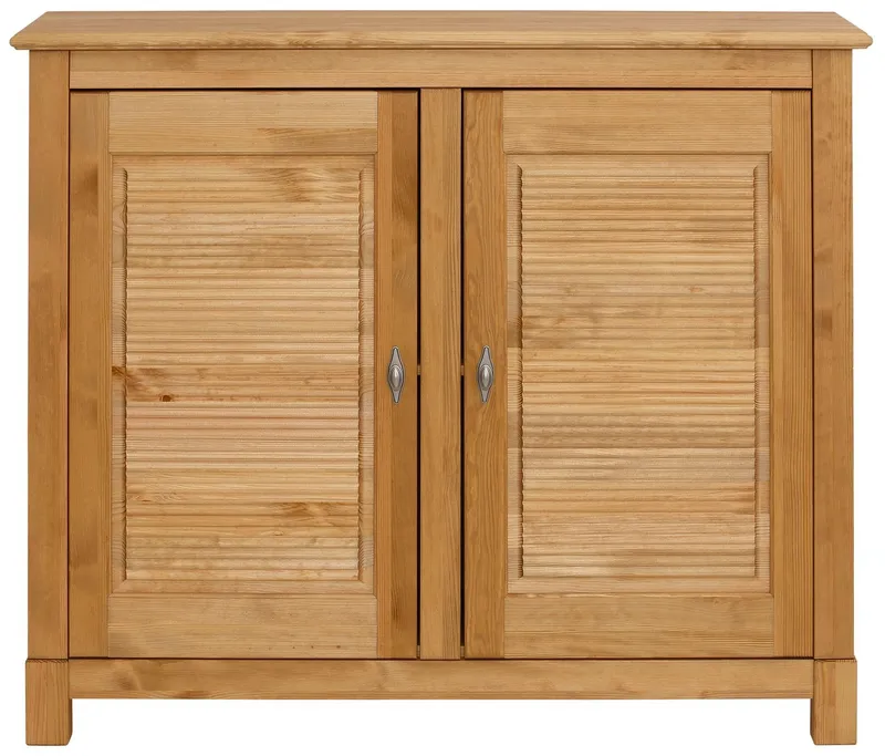 OTTO home Kommode Rauna, Breite 118 cm, aus massiver Kiefer, FSC®-zertifiziert, Braun, – Produktbild 4 von 5