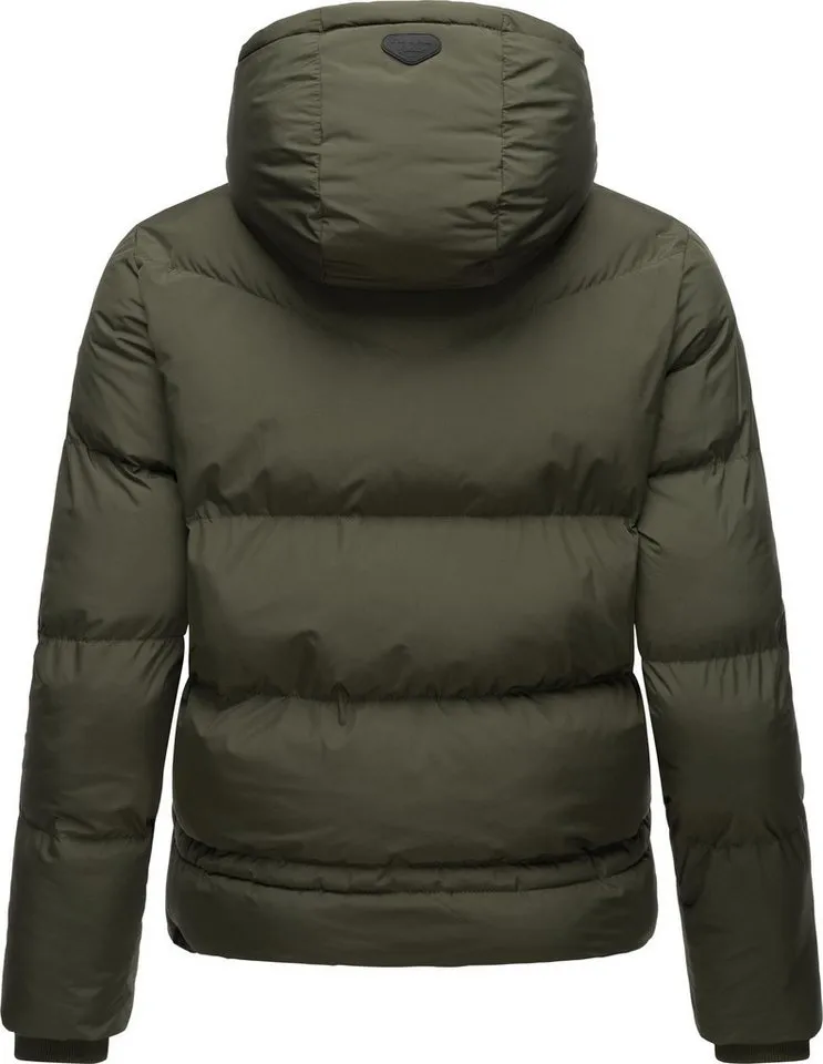 ragwear ragwear Steppjacke Briony Wasserdichte Damen Winterjacke mit Kapuze, Grün, – Produktbild 4 von 4
