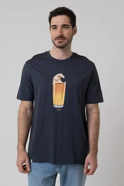 Bavarian Caps Bavarian Caps Herren T-Shirt Bierwelle, Schwarz, – Produktbild 1 von 2