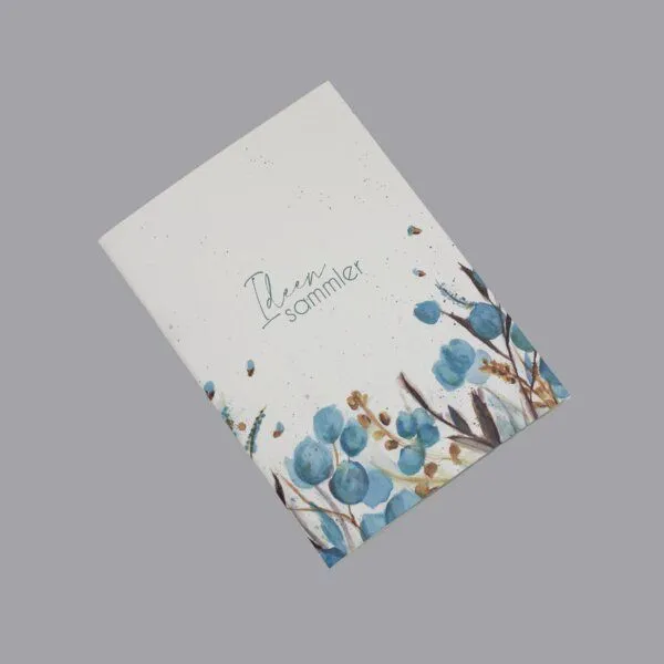 Fines Papeterie Fines Papeterie Notizheft Din A5 mit handgezeichneten Motiven aus Naturpapier – Produktbild 4 von 8