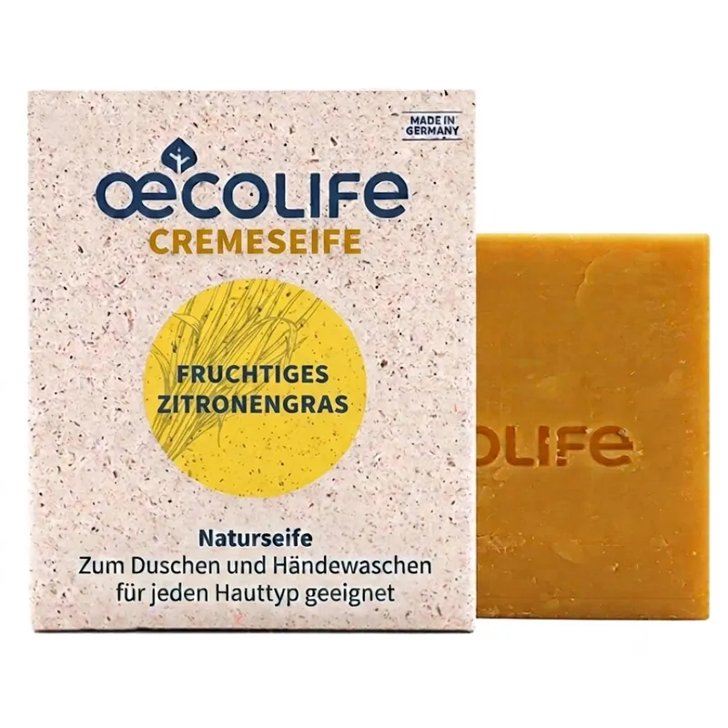 oecolife Feste Naturseife fruchtiges Zitronengras – Produktbild 1 von 1