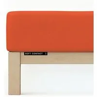 Schlafgut Schlafgut Spannbettlaken Soft Contact - 100% Biobaumwolle - wärmend, Red mid, – Produktbild 1 von 1