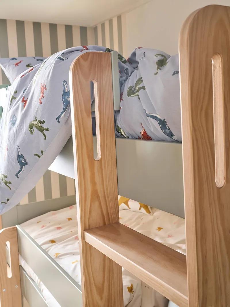 Vertbaudet Kinderbett COMPLICE mit 3 Ebenen 90x200 cm Etagenbett, Aqua, – Produktbild 4 von 4