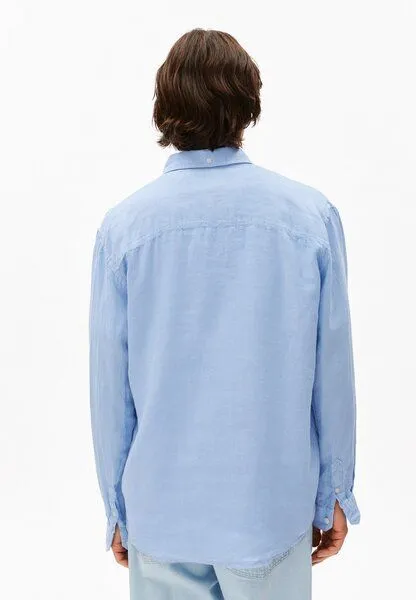ARMEDANGELS ARMEDANGELS LINEN Herren Hemd aus Leinen, Wedgwood, – Produktbild 2 von 4