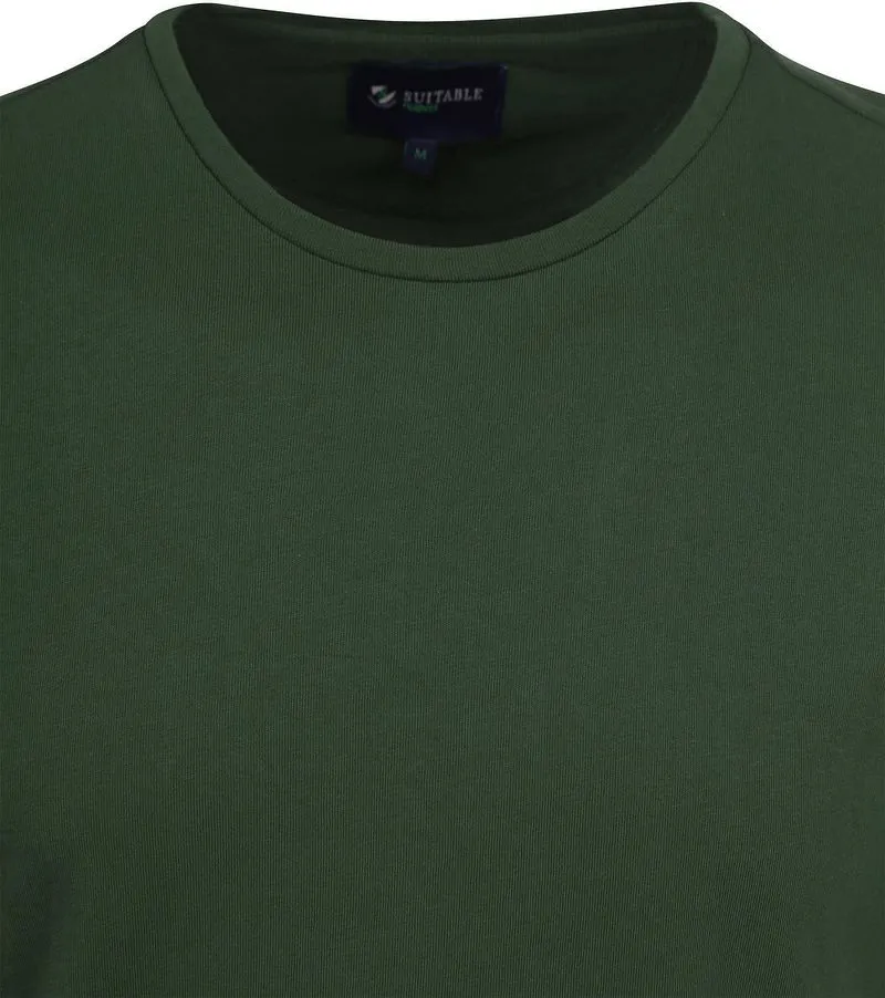 Suitable Suitable Respect T-Shirt Jim Dunkelgrün - Größe L, Dunkelgrün, – Produktbild 2 von 3
