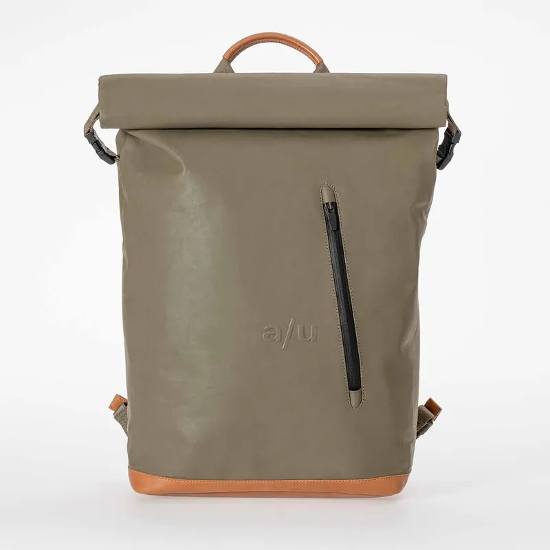 aunts & uncles aunts & uncles Japan Matsuyama Rolltop Rucksack mit 16" Notebookfach fallen rock, Green, – Produktbild 1 von 1