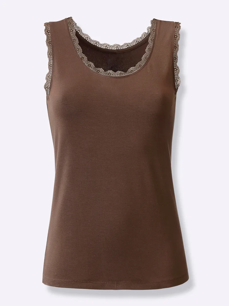 heine Shirttop schoko, Schoko, – Produktbild 1 von 1