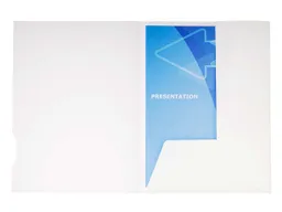 20 Exacompta Präsentationsmappen "Chromolux", glänzend, 250 g/m², DIN A4, weiß – Produktbild 1 von 1