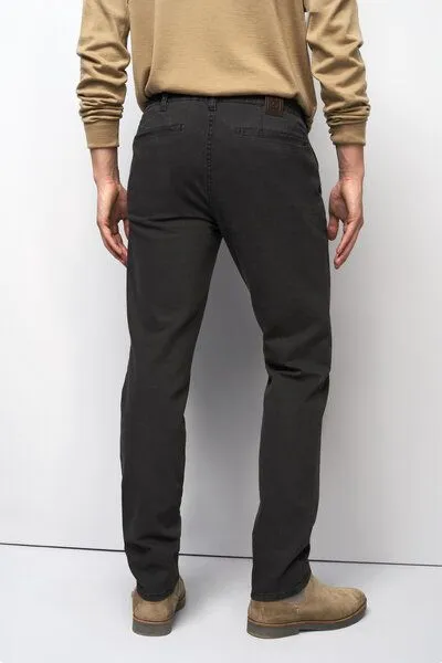 M 5 BY MEYER M 5 BY MEYER Sportliche Chino in Micro Struktur, Grau (charcoal), – Produktbild 6 von 8
