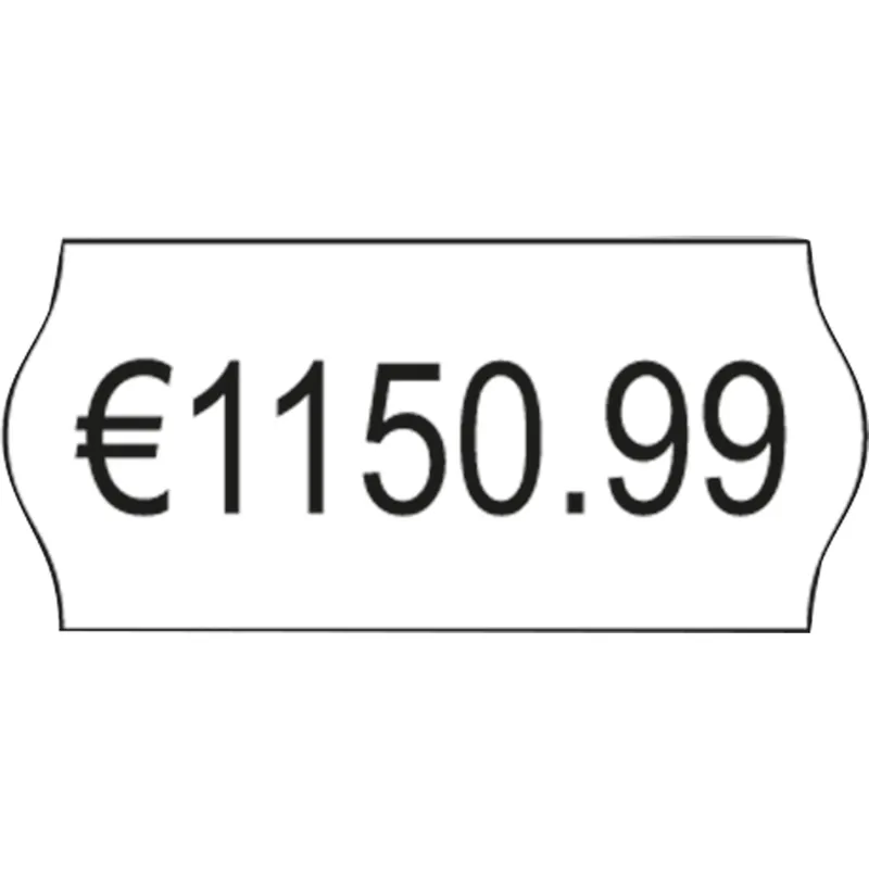 Avery Zweckform Karton mit 10 Rollen à 1500 Auszeichnungsetiketten 26 x 12 mm weiss – Produktbild 1 von 3