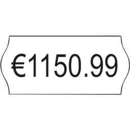 Avery Zweckform Karton mit 10 Rollen à 1500 Auszeichnungsetiketten 26 x 12 mm weiss – Produktbild 1 von 1