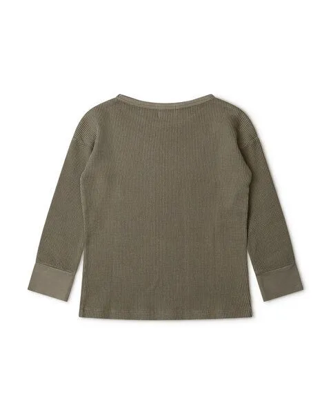 MATONA Matona Shirt aus Bio-Baumwolle für Kinder / Basic Longsleeve, Grün, – Produktbild 3 von 3