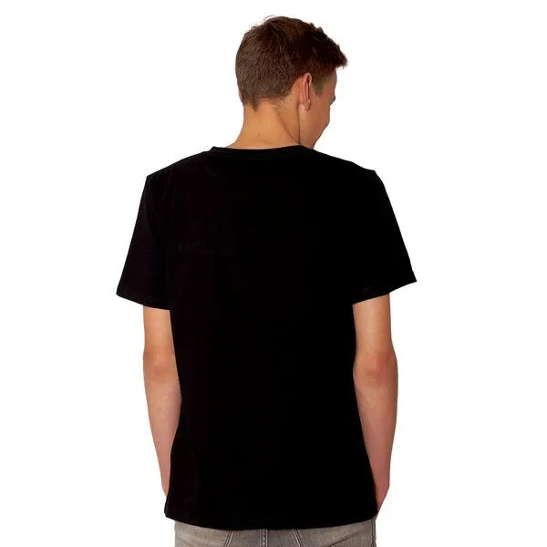 HANDGEDRUCKT HANDGEDRUCKT RESTPOSTEN "Supermond" Männer-T-Shirt, Black, – Produktbild 2 von 3