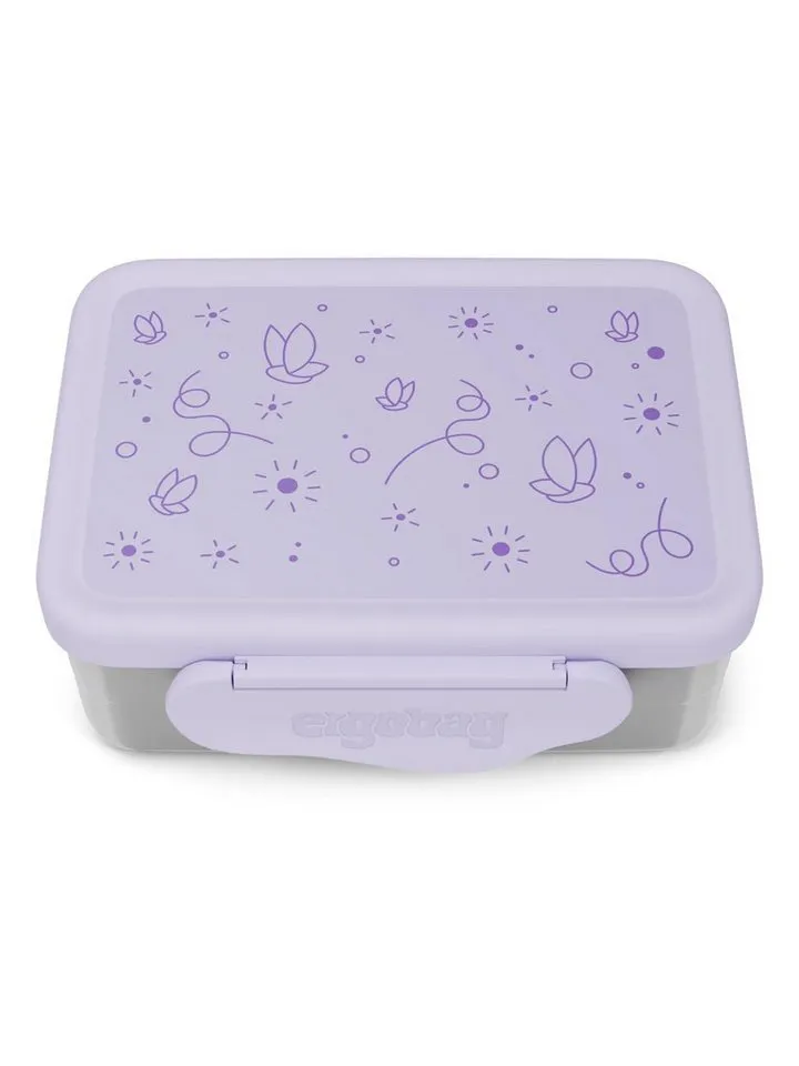 Ergobag Ergobag Lunchbox Edelstahl Brotdose, Edelstahl, (Edelstahl Brotdose, 3-tlg., 1x Brotdose, 1x Trennfach), spülmaschinengeeignet bis 45 Grad, Handwäsche empfohlen, Lila, – Produktbild 5 von 8