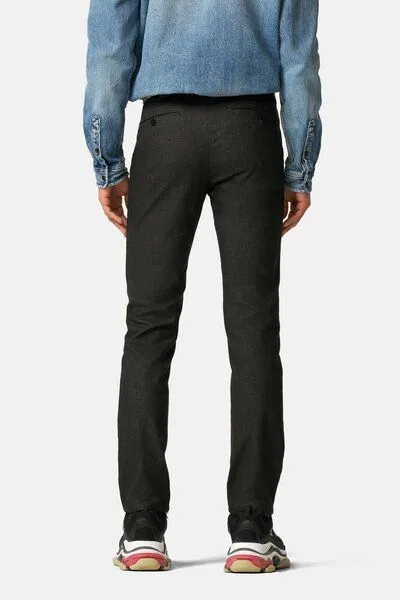 Meyer MEYER ACTIVE - JERSEY LOOK Chino, Grau (anthrazit), – Produktbild 3 von 4