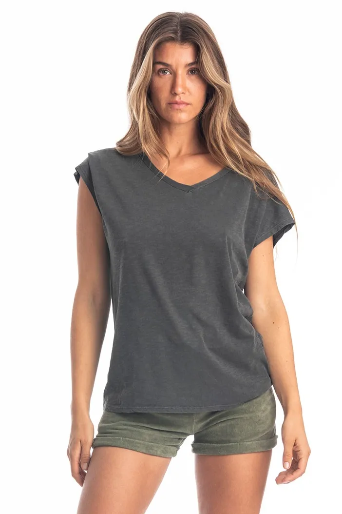RAVENS VIEW IBIZA RAVENS VIEW IBIZA Damen vegan Oberteil Arizona Anthrazit, Dunkelgrau, – Produktbild 1 von 1