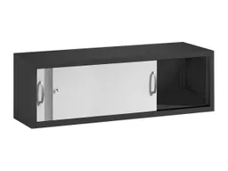 C+P C+P Aufsatzschrank Schiebetürenschränke aus Stahl 160 cm breit anthrazit/alusilber T 50 H 50 – Produktbild 1 von 1