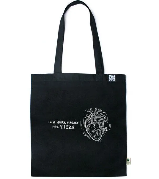 Gary Mash Gary Mash Baumwolltasche mit Veggie Vegan Spruch aus Biobaumwolle – Produktbild 2 von 8