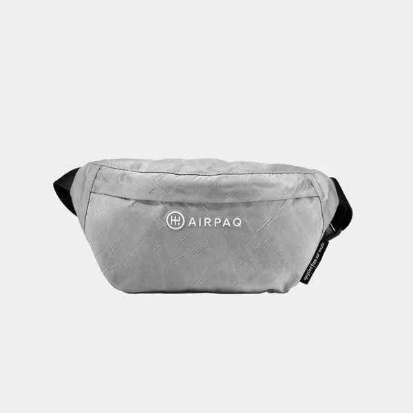 Airpaq Airpaq Bauchtasche aus Autoschrott, Grau, – Produktbild 2 von 4