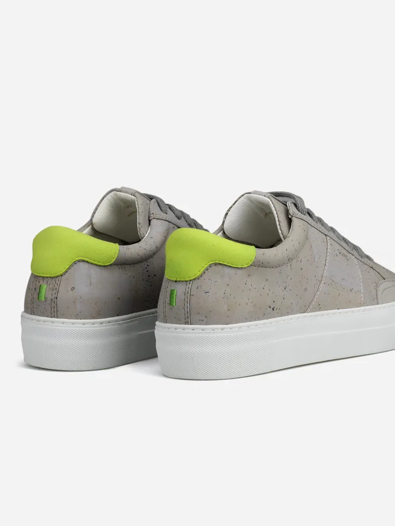QURC QURC Herren vegan Sneakers Fragment Low Sg Tennis, Grau, – Produktbild 1 von 2