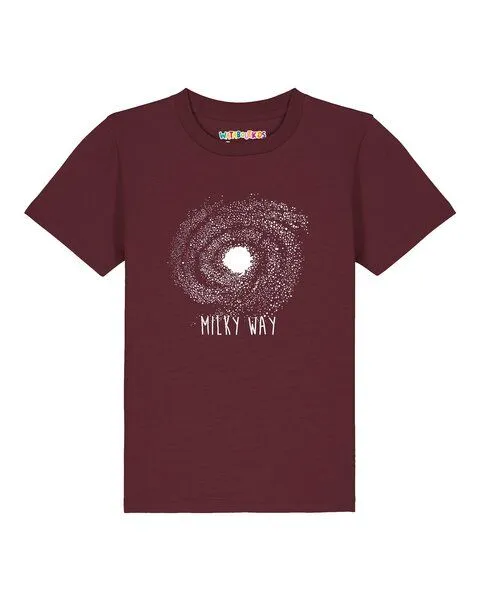watabout.kids watabout.kids T-Shirt Kinder Milky way, Burgundy, – Produktbild 1 von 2