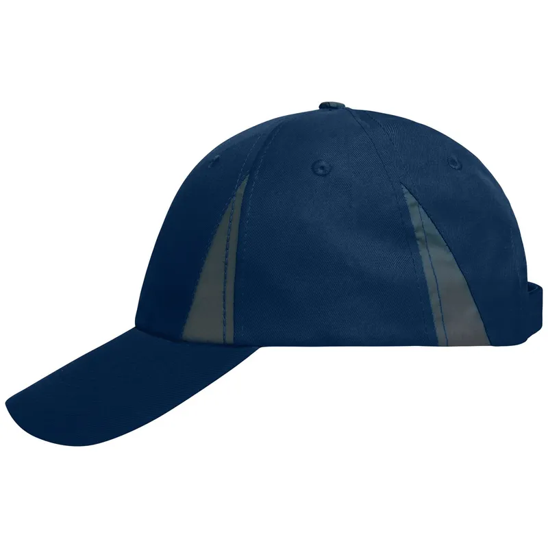 Myrtle Beach myrtle beach 6 Panel Kappe mit reflektierenden Elementen MB6225 Einheitsgröße navy – Produktbild 1 von 1