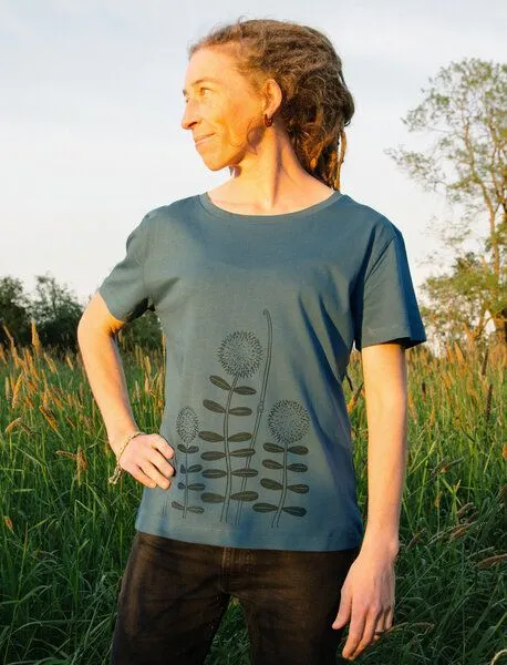 Cmig Cmig Damen T-shirt Waldblumen in stargazer, Stargazer (blau), – Produktbild 2 von 4