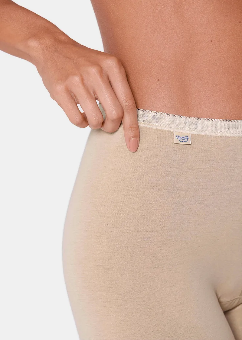 Sloggi Langbeinschlüpfer mit Spitze - caramel - Gr. 42 von Goldner Fashion, Braun, – Produktbild 3 von 3