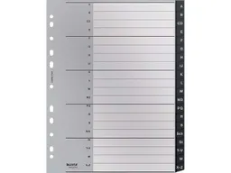 Leitz Leitz Recycle Register, PP, extrabreit,  A-Z, 20 Blatt – Produktbild 1 von 1