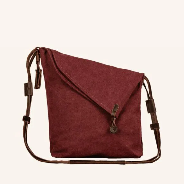 NORDLICHT NORDLICHT Tasche aus Bio-Baumwolle SMILLA, Rot, – Produktbild 2 von 4