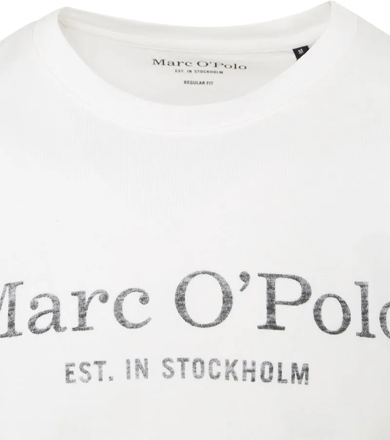 Marc O'Polo Marc O'Polo T-Shirt Logo Weiß - Größe XXL, Weiß, – Produktbild 3 von 5
